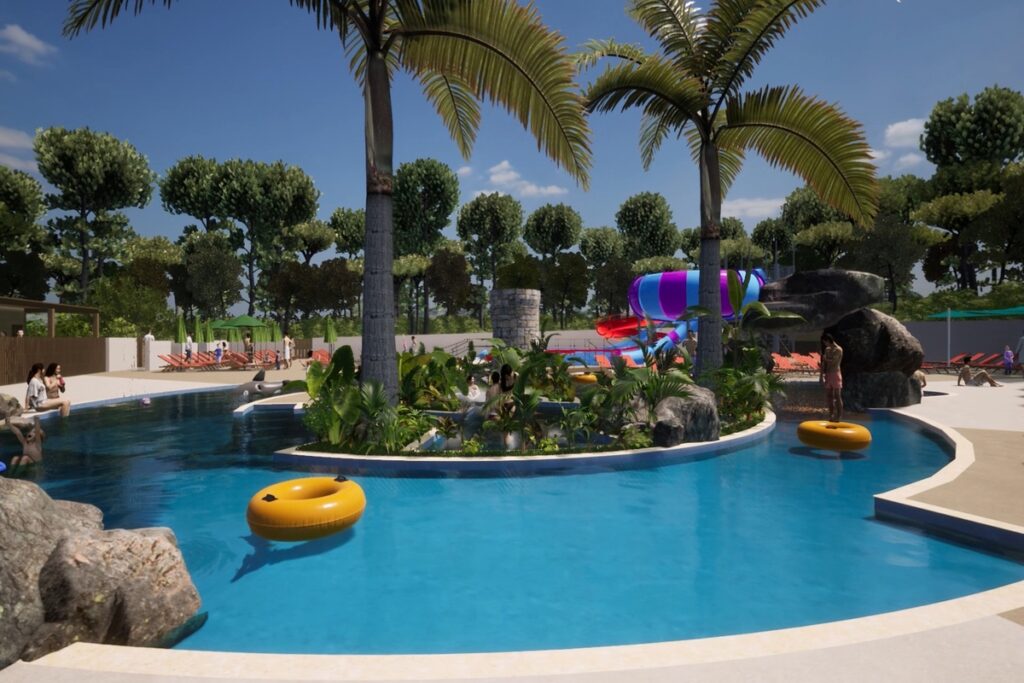 parc aquatique équipé au camping calvi